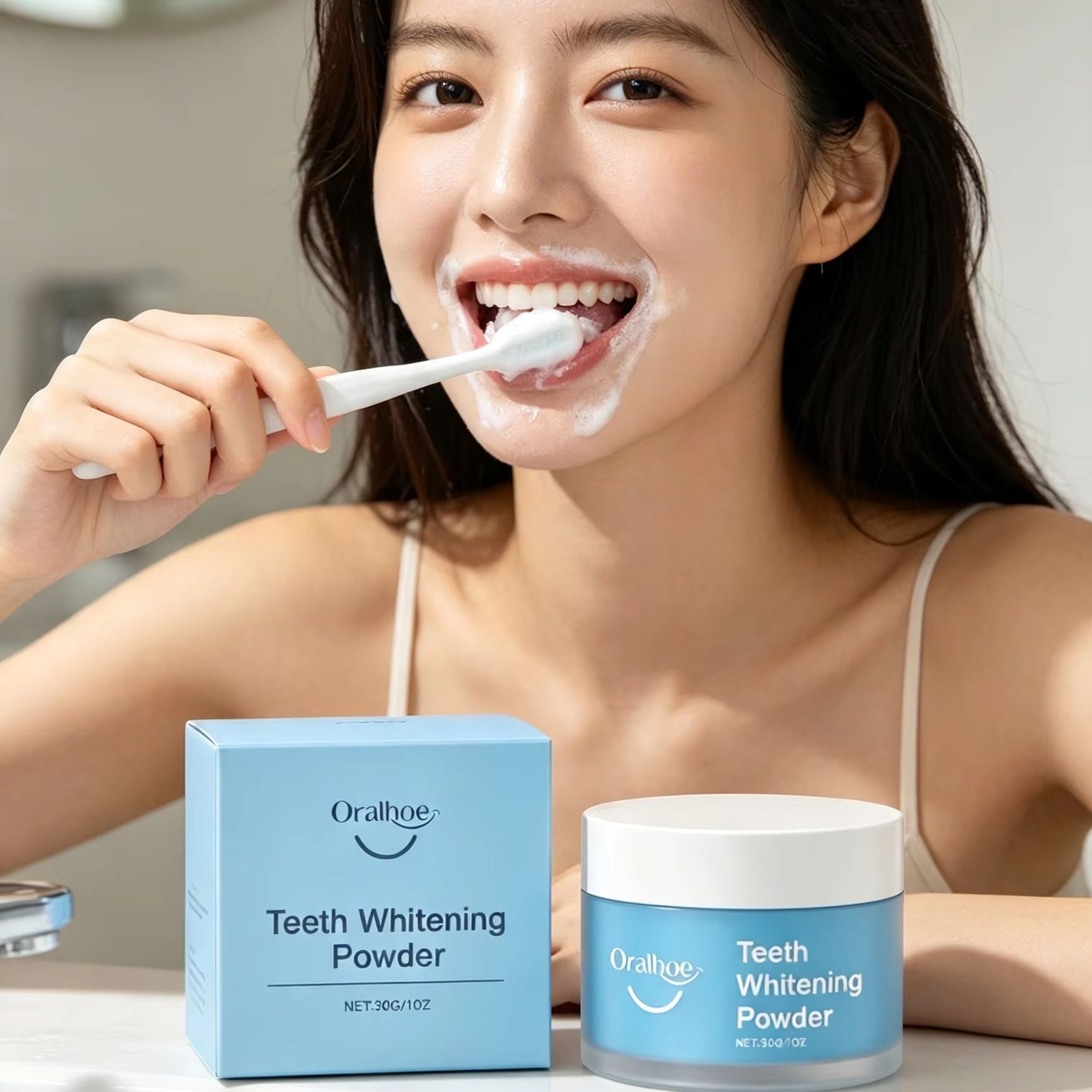 Teeth Whitening Essence - Oralhoe Tooth Powder for Brushing Teeth