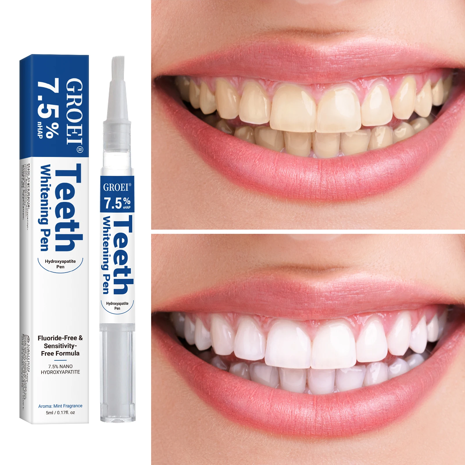 Hydroxyapatite Tooth Whitening - Teeth Whitening Essence 评论和价格