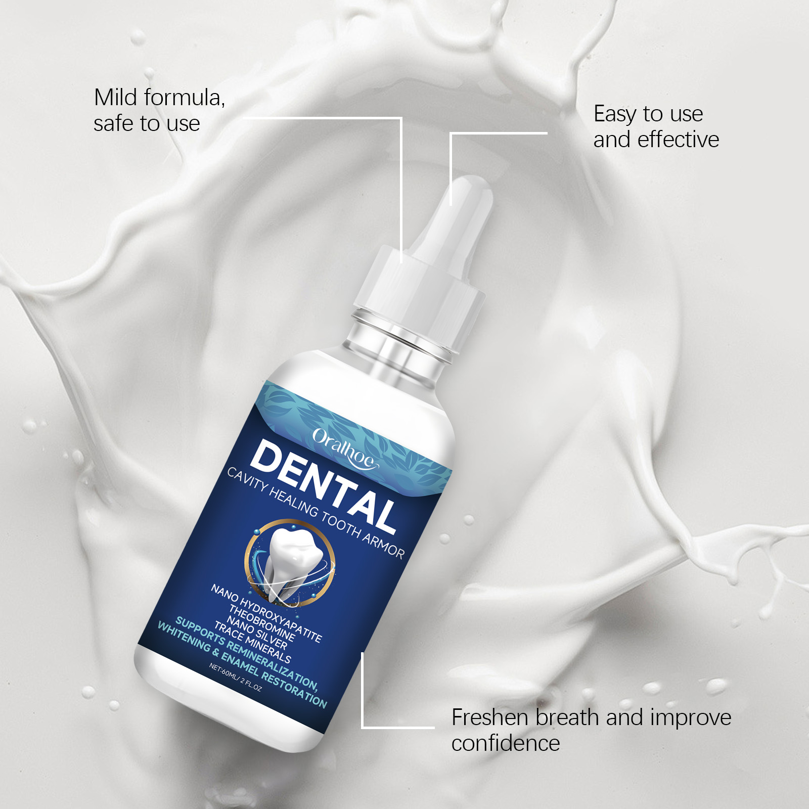 Oralhoe Teeth Brighten Serum L - Teeth Whitening Essence 评论和价格