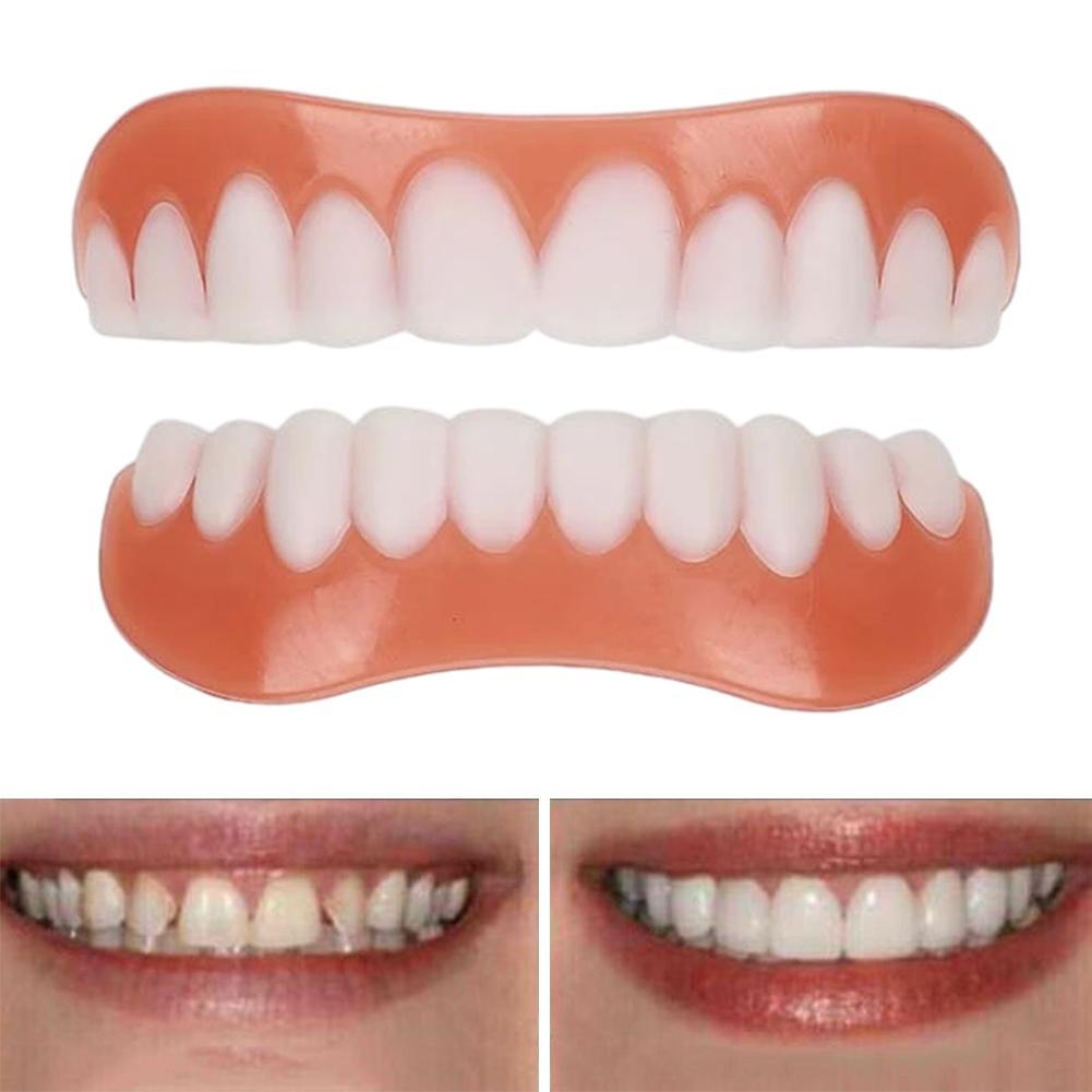 New False Teeth Silicone Upper - Teeth Whitening With Braces 评论和价格
