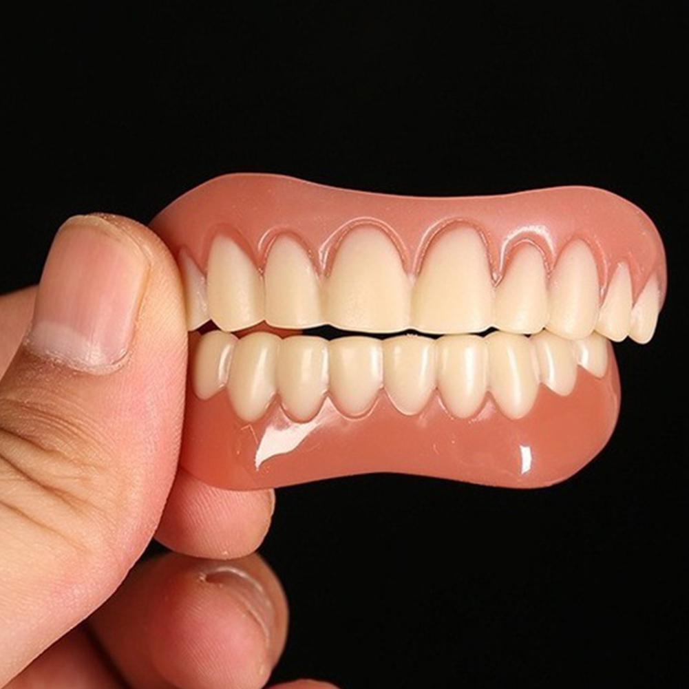 New False Teeth Silicone Upper - Teeth Whitening With Braces 评论和价格