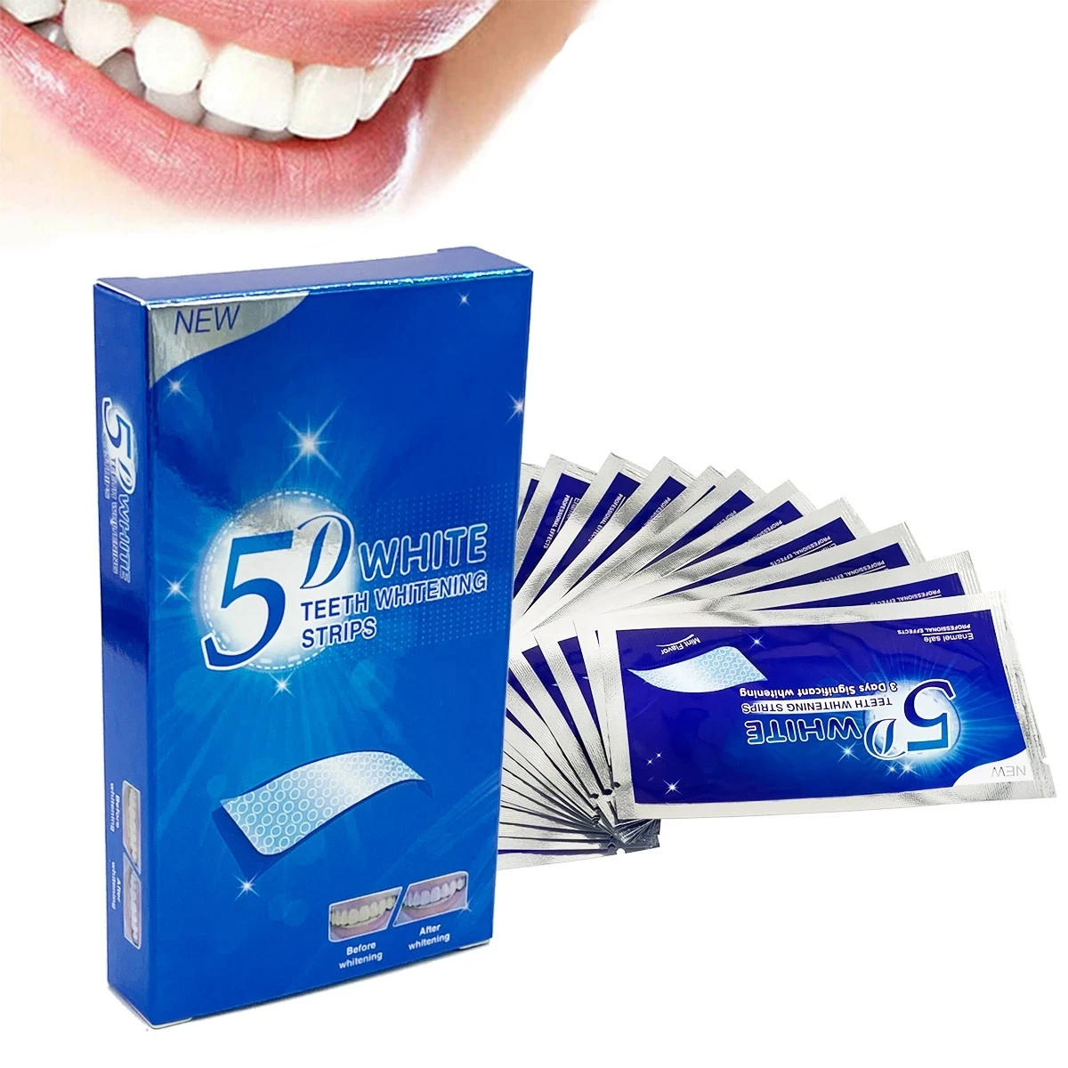 White Tooth Dental Oral Hygien - Teeth Whitening Strips Crest 评论和价格