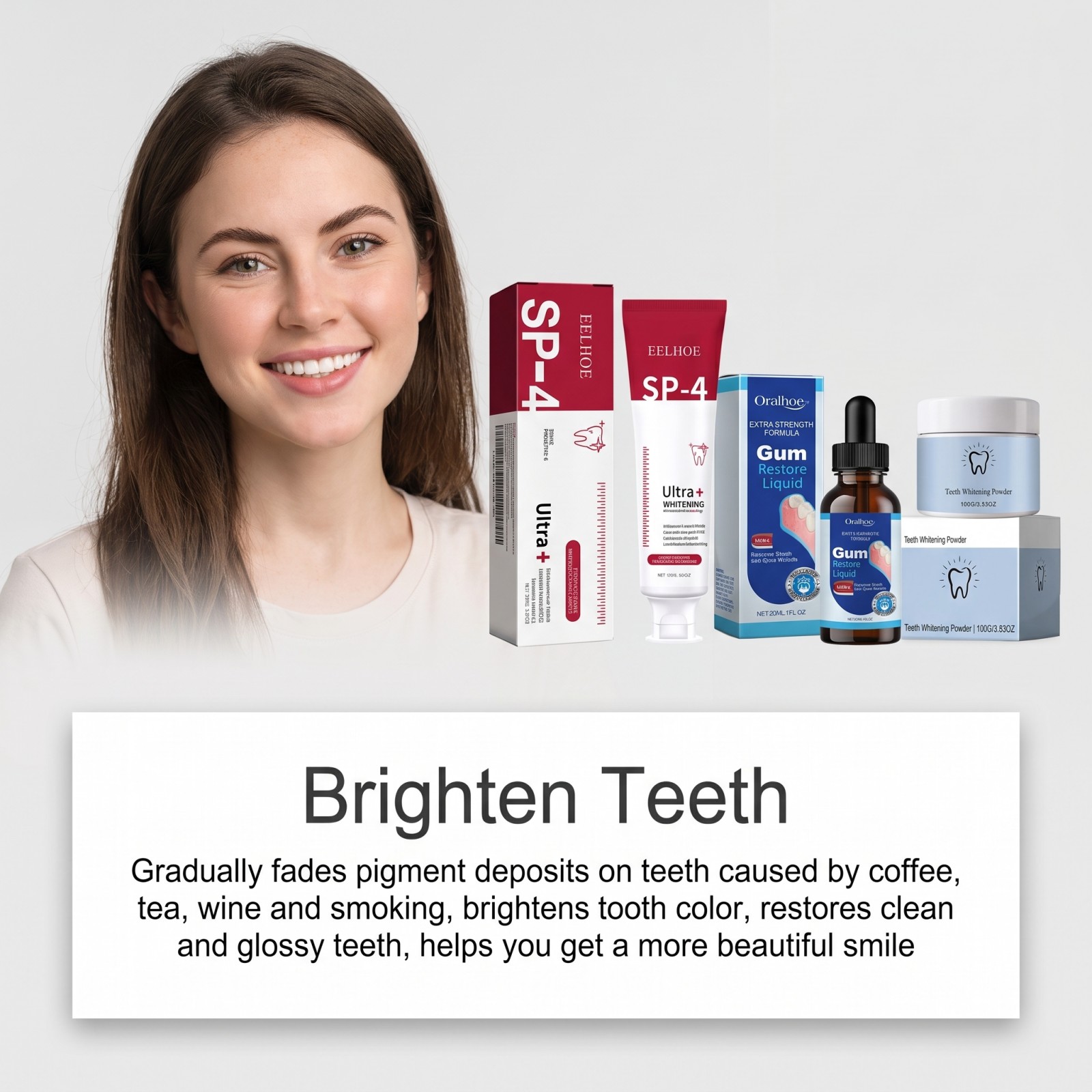 Oral Care Combo Set Whitening  - Teeth Whitening Gels Used By Dentists 评论和价格