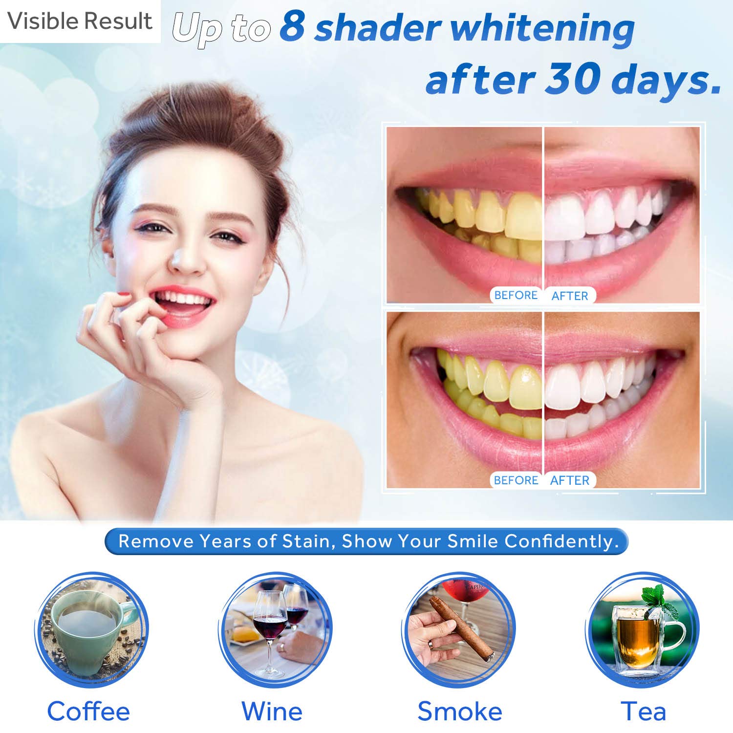 Teeth Whitening Gel Refill Syr - Teeth Whitening Essence 评论和价格