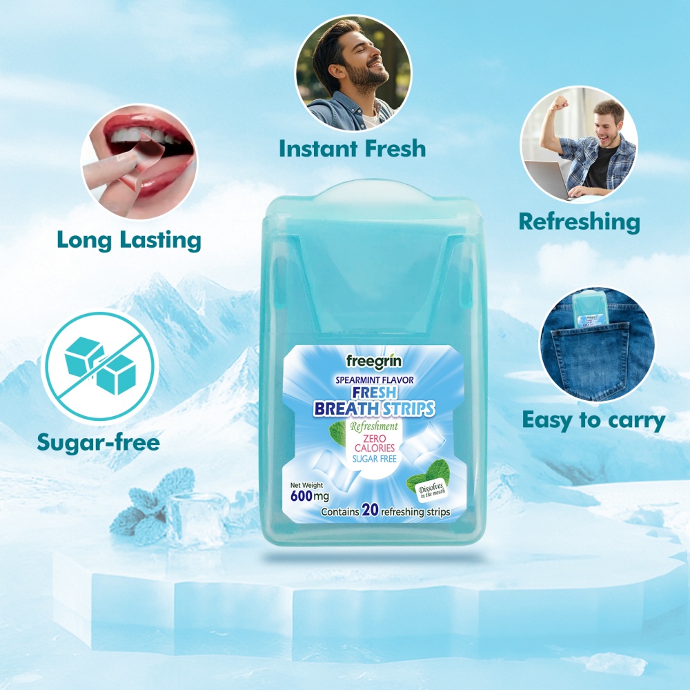 FREEGRIN Spearmint Flavored Fr - Teeth Whitening Fast 评论和价格