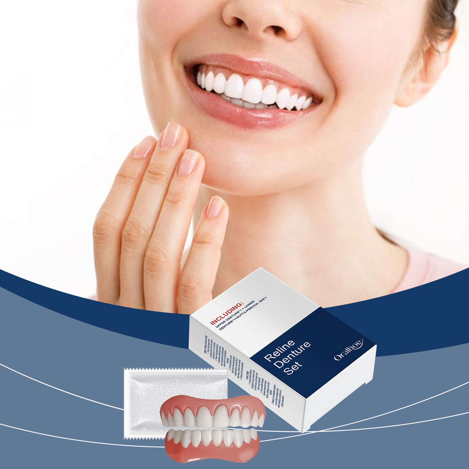 False Teeth Dentures Temporary - Teeth Whitening With Braces 评论和价格