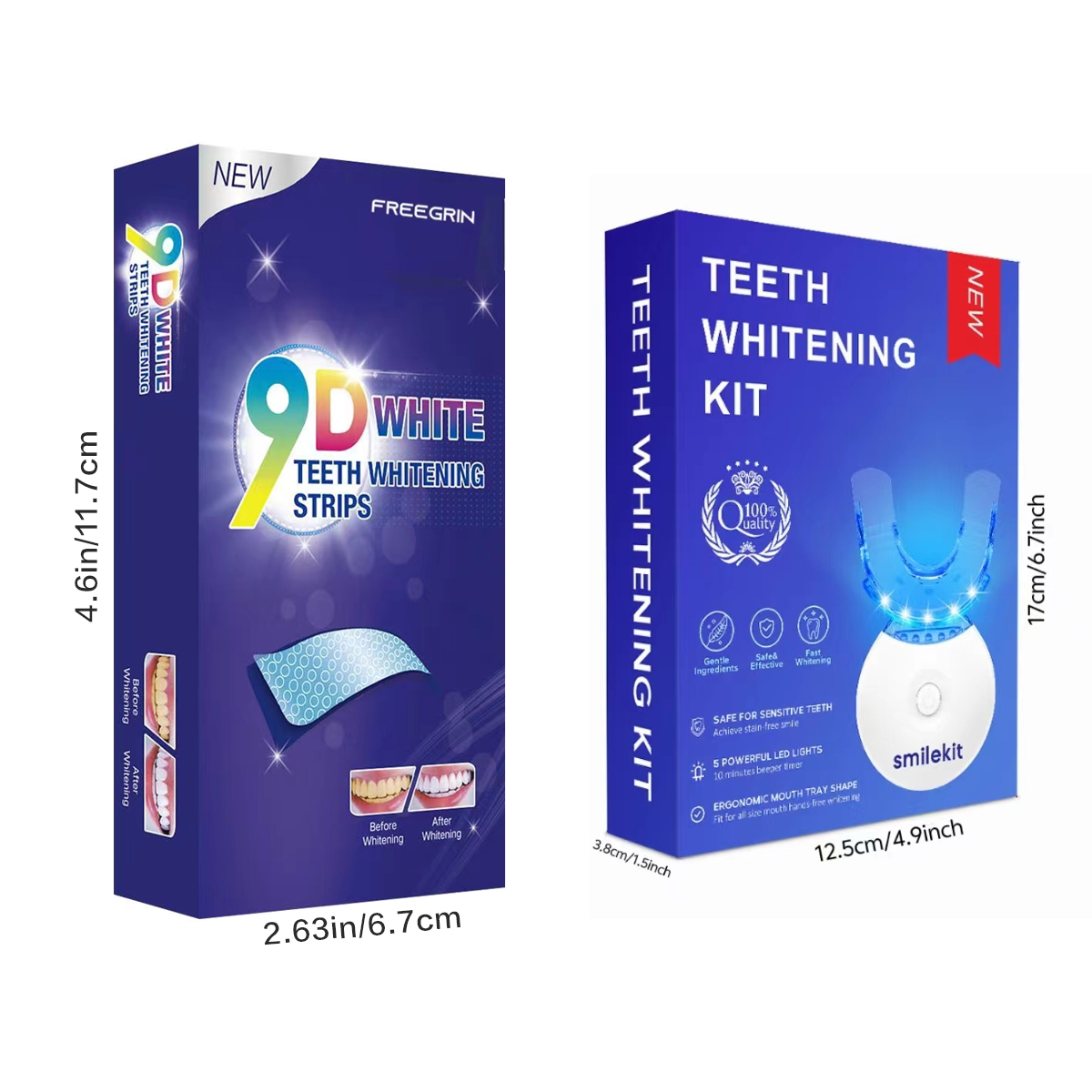 Teeth Whitening Kit - 5X LED L - Teeth Whitening Essence 评论和价格