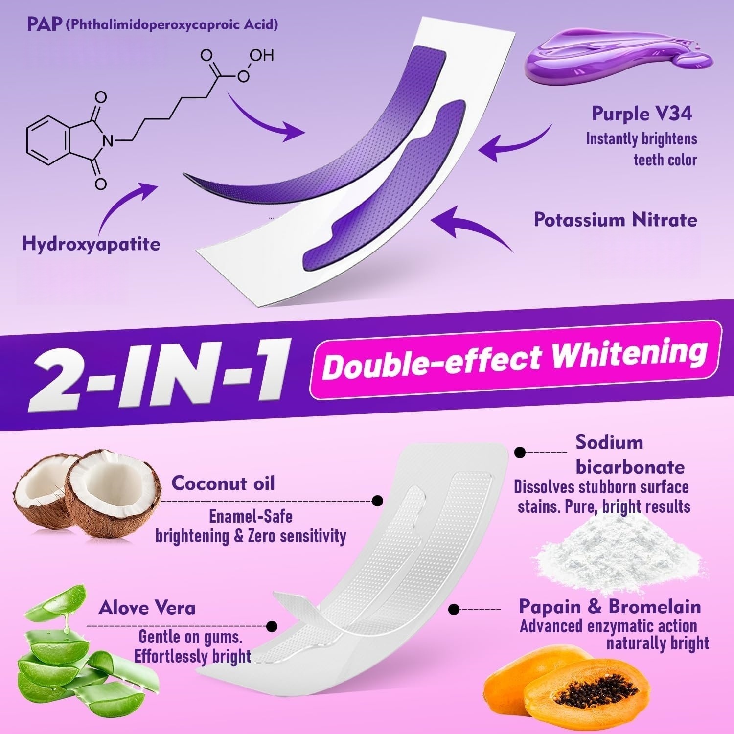 1/7 Pairs Teeth Whitening Stri - Teeth Whitening Strips Crest 评论和价格