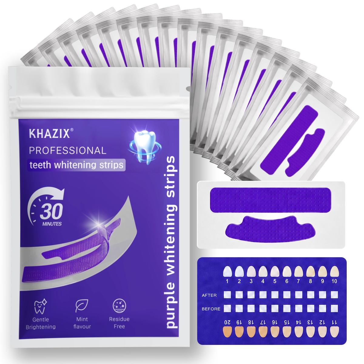 7PCS Teeth Whitening Strips fo - Teeth Whitening Strips Crest 评论和价格