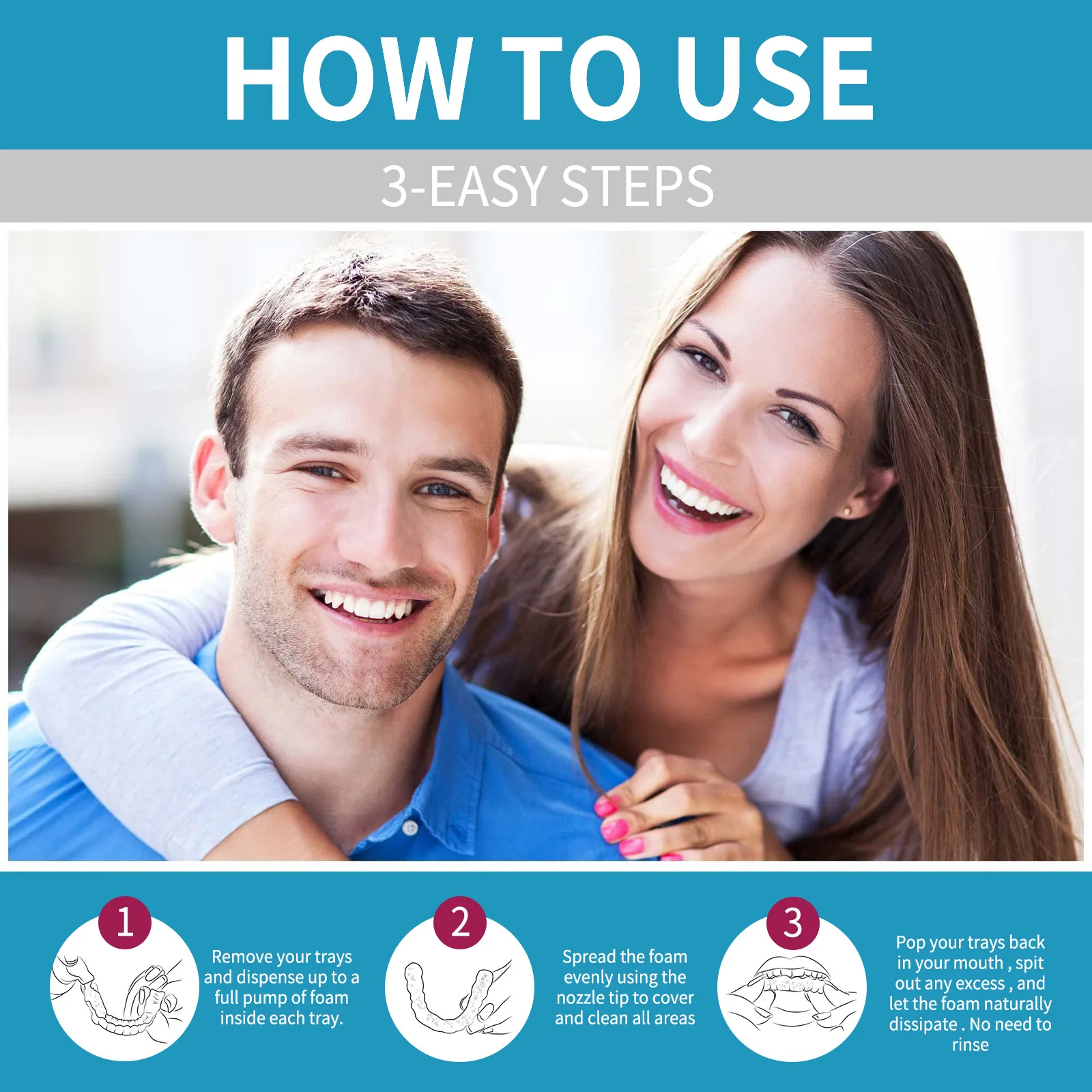 Aligner Denture Cleaner Foam D - Teeth Whitening With Braces 评论和价格