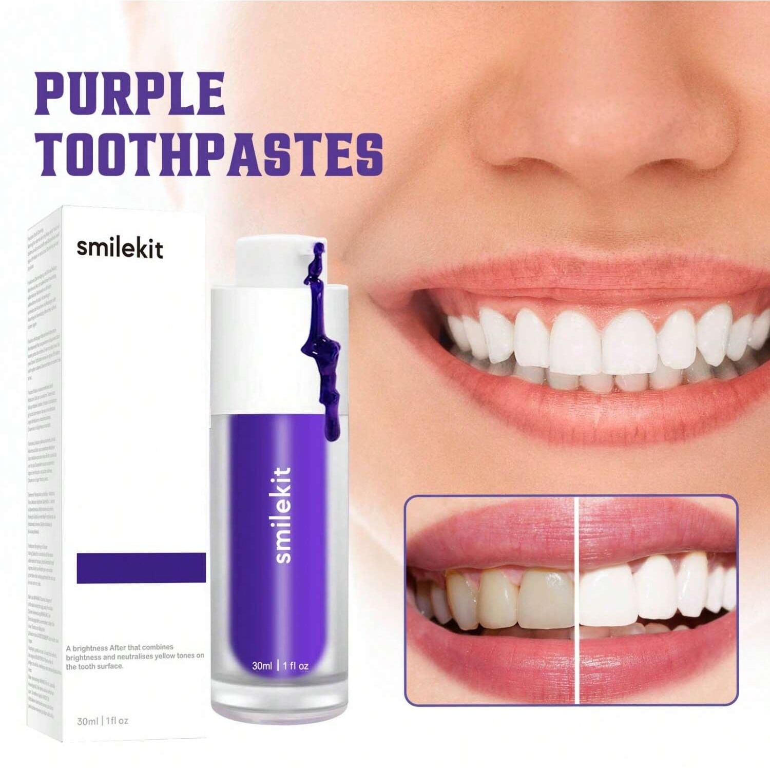 Effective Purple Corrector Ser - Teeth Whitening Xylitol 评论和价格