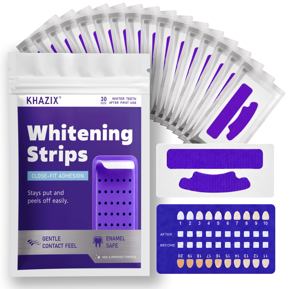 7PCS Teeth Whitening Strips fo - Teeth Whitening Strips Crest 评论和价格