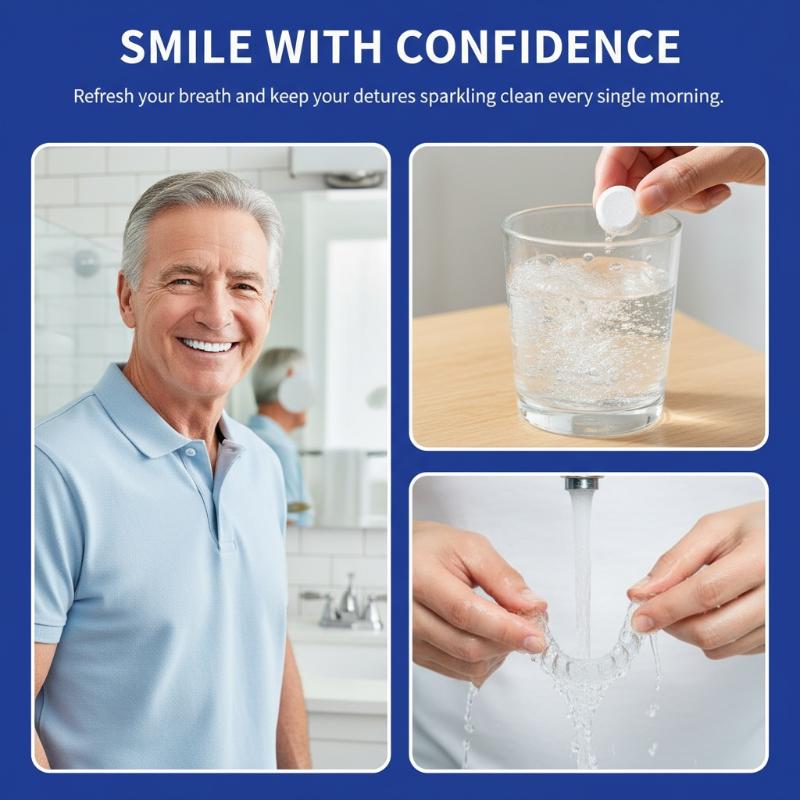 Oral Care Denture Cleaning Tab - Teeth Whitening Free 评论和价格